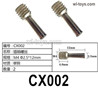 HG P410 Parts CX002 Pin screws,M4,Φ2.5x12mm for 1/10 HengGuan P410 Raptor Pickup RC Car Vehicles Model.Total 2pcs.